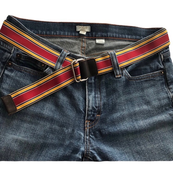 Accessories - Final Sale! 🛍 Preppy Red, Yellow, Blue & White Striped Belt